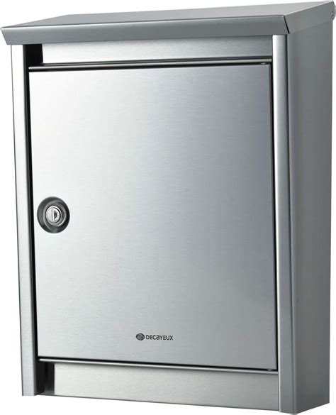 brabantia b110 stainless steel post box|Decayeux D110 Modern Mailbox Wall Mount Contemporary .